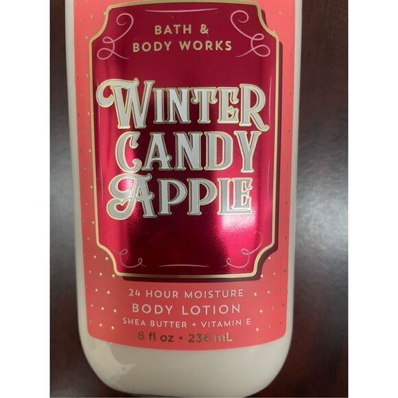 NWT Bath & Body Works Warm Candy Apple Body Lotion 8 oz. - Picture 2 of 5